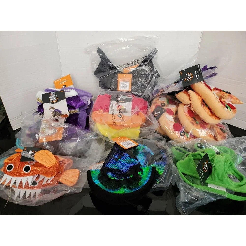 Lot Of 32 HYDE AND EEK! BOUTIQUE CAT Costume For Cats Only One Size 2019 New